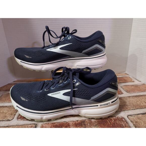 Brooks Ghost 15 Womens 9.5 Blue Athletic Running Shoes Sneakers 1203801B450 GUC - Picture 5 of 10